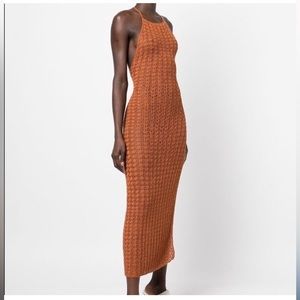 Cult Gaia Demi knit dress. Size XS. Color tan